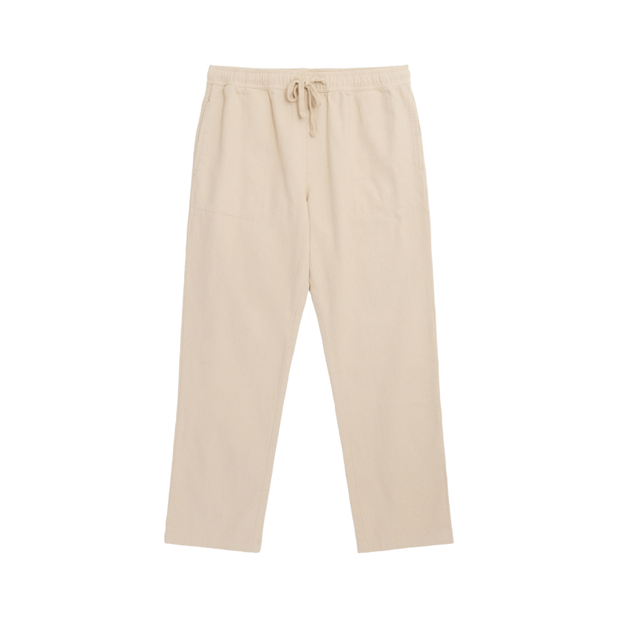 Knowledge Cotton • Crushed Cotton Pants • Light Feather Grey
