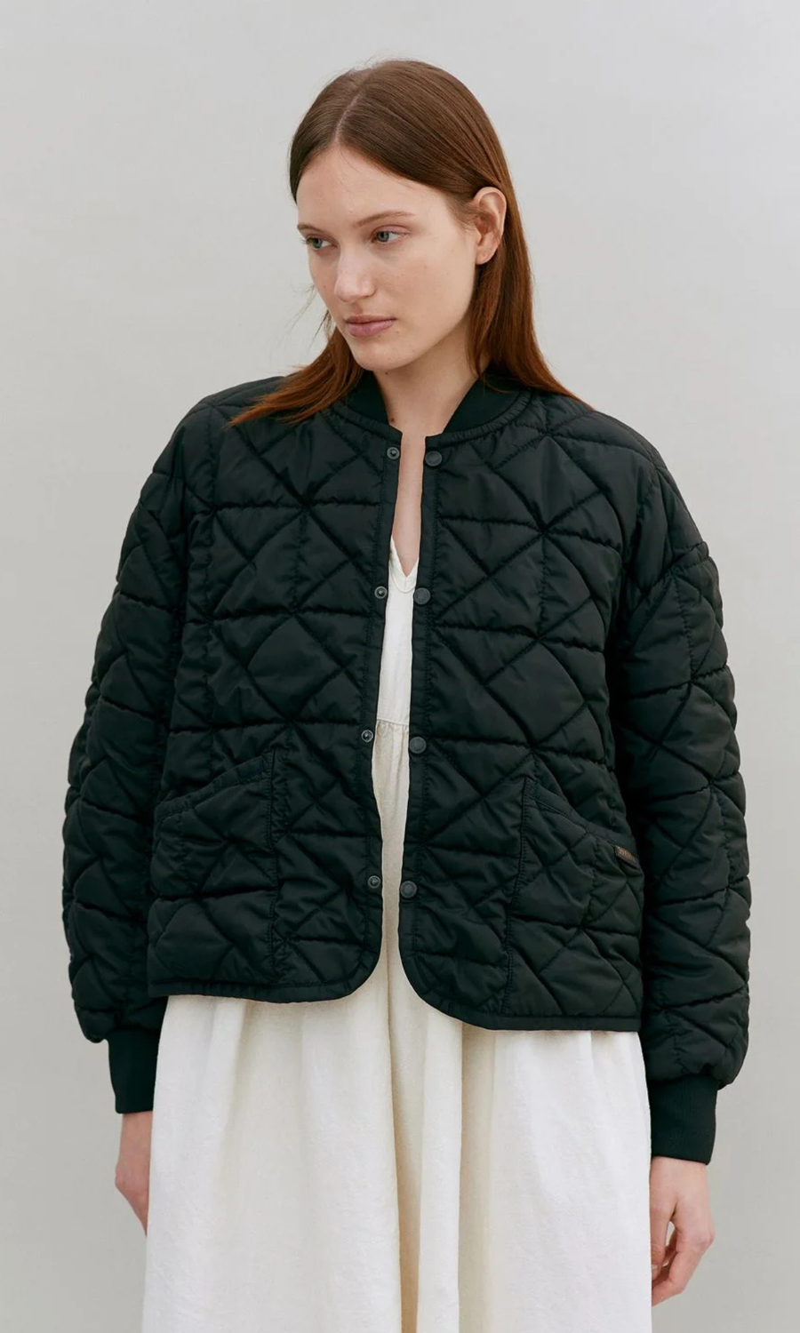 Lavenham • Washed Bomber Jacket • Sable Black