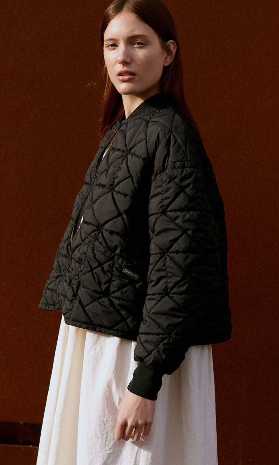 Lavenham • Washed Bomber Jacket • Sable Black