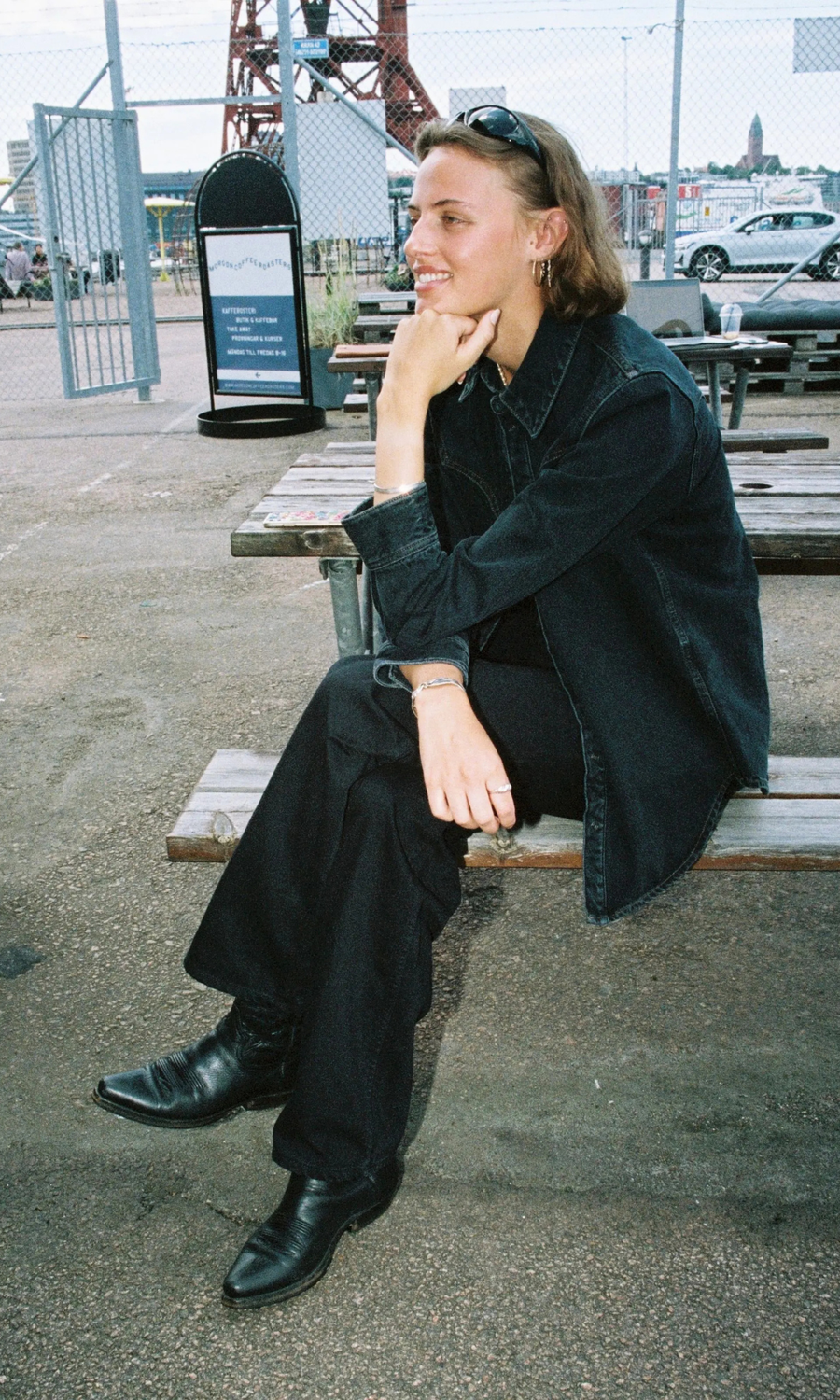 Nudie Jeans • Lotta Western Cut Denim Shirt • Black