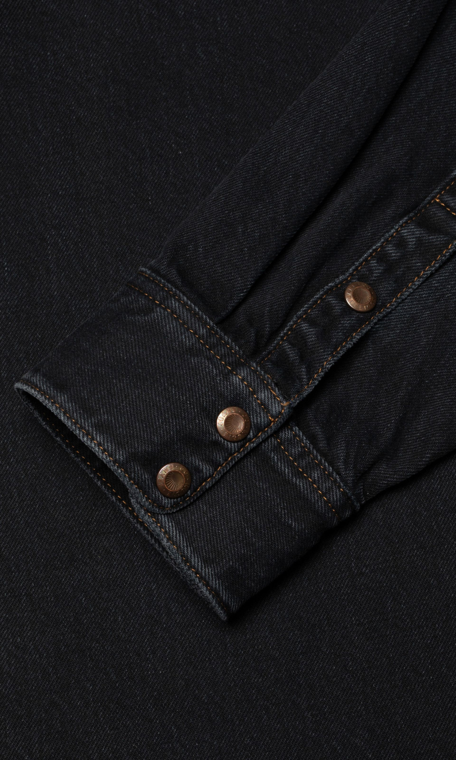 Nudie Jeans • Lotta Western Cut Denim Shirt • Black