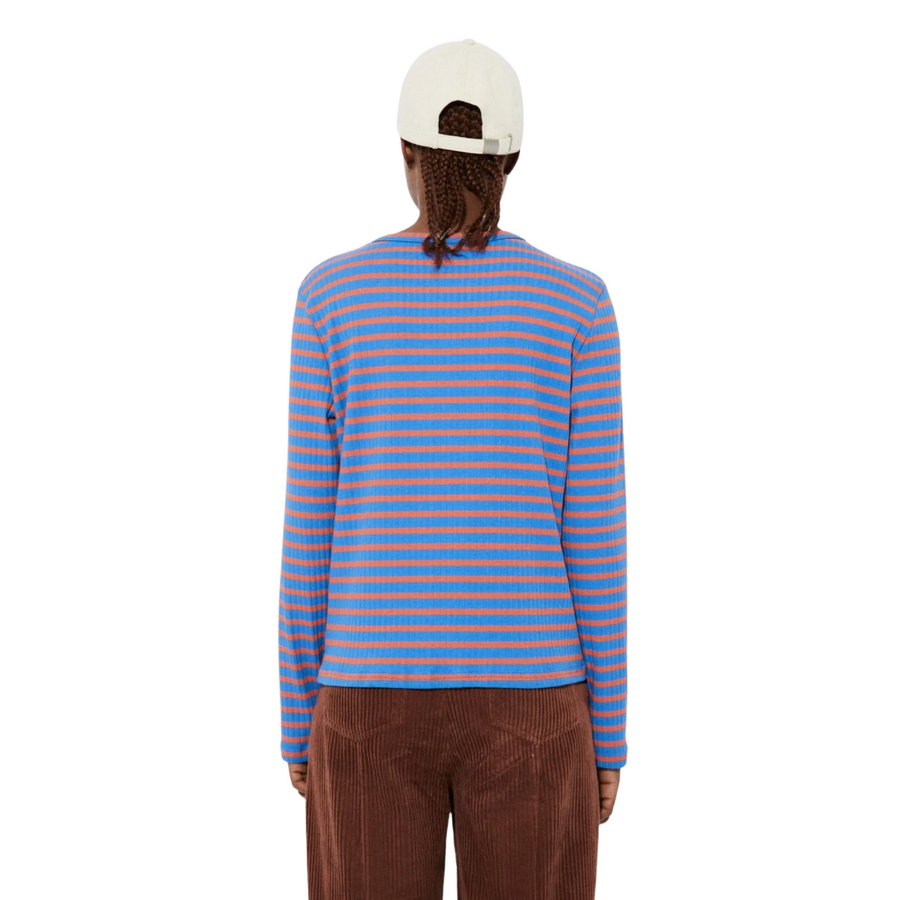 Rita Row • Rodo T-Shirt • Blue/Orange Stipes