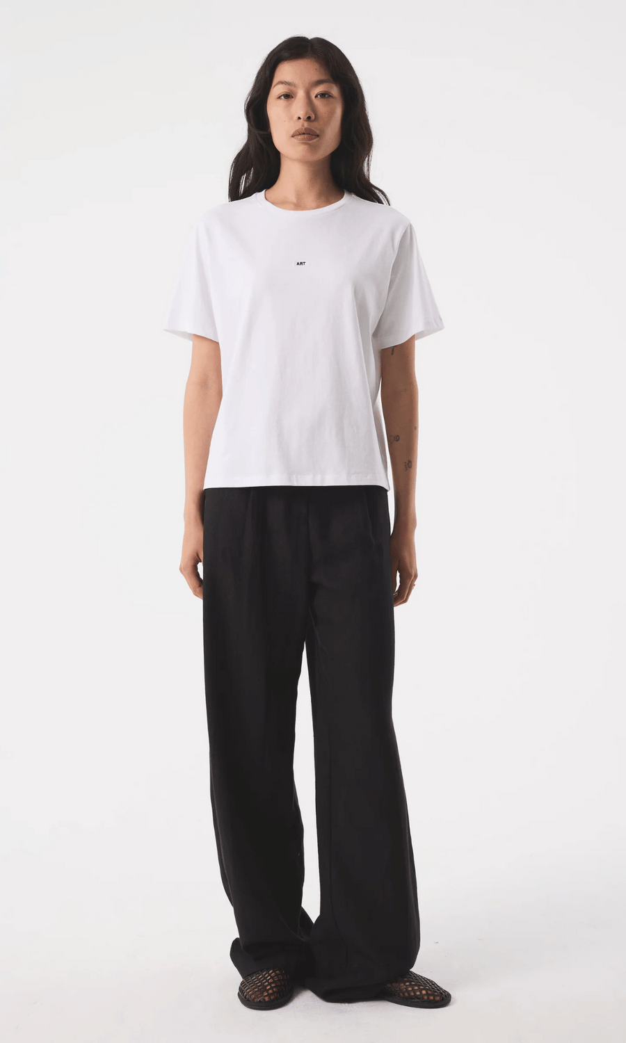 AKYN • Adria 'Earth' T-Shirt • White