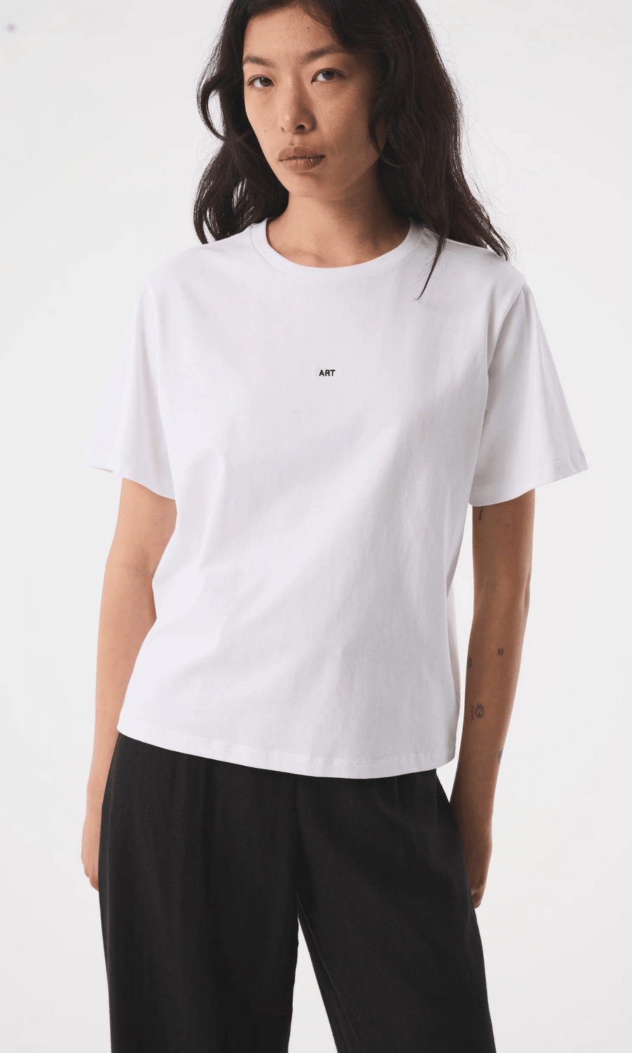 AKYN • Adria 'Earth' T-Shirt • White
