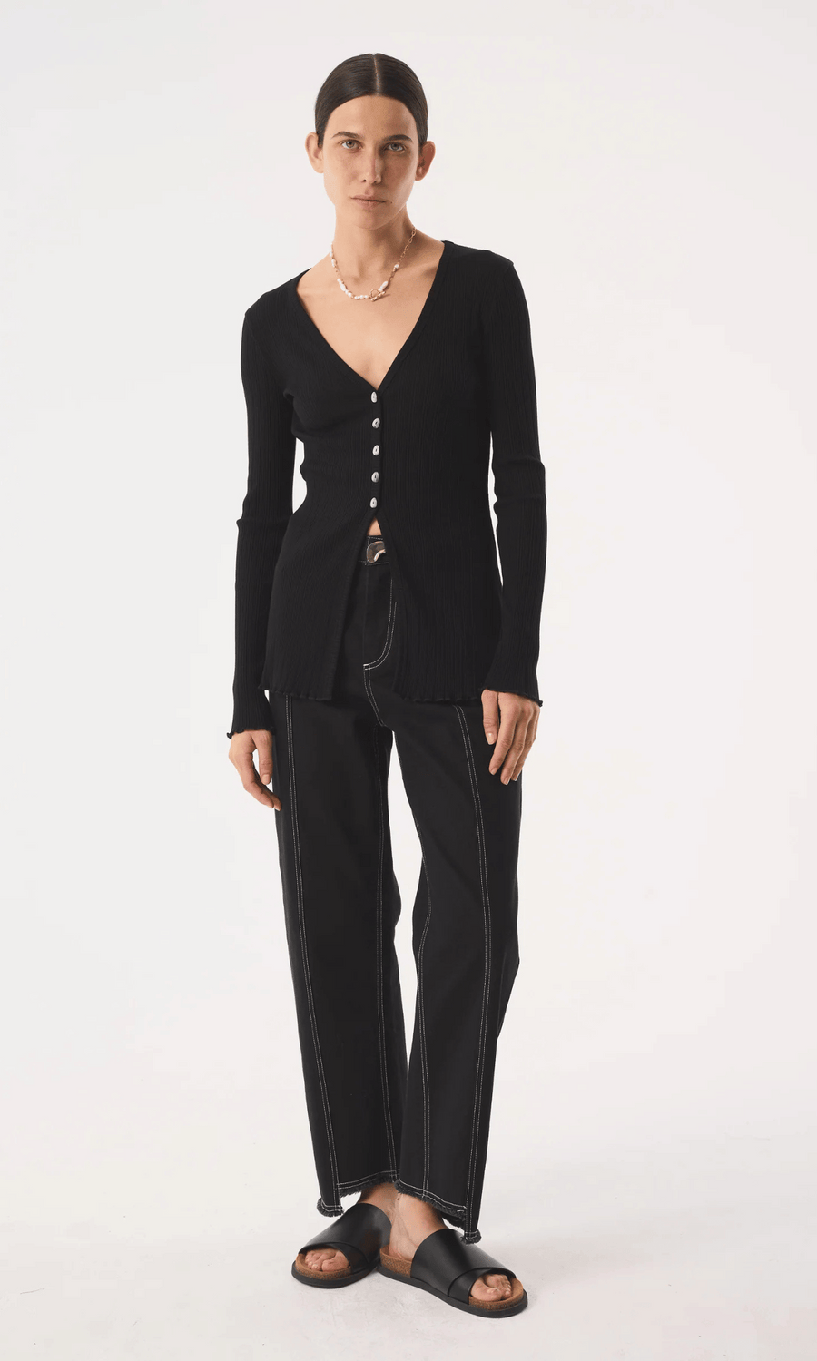 AKYN • Aniela Cardigan • Black