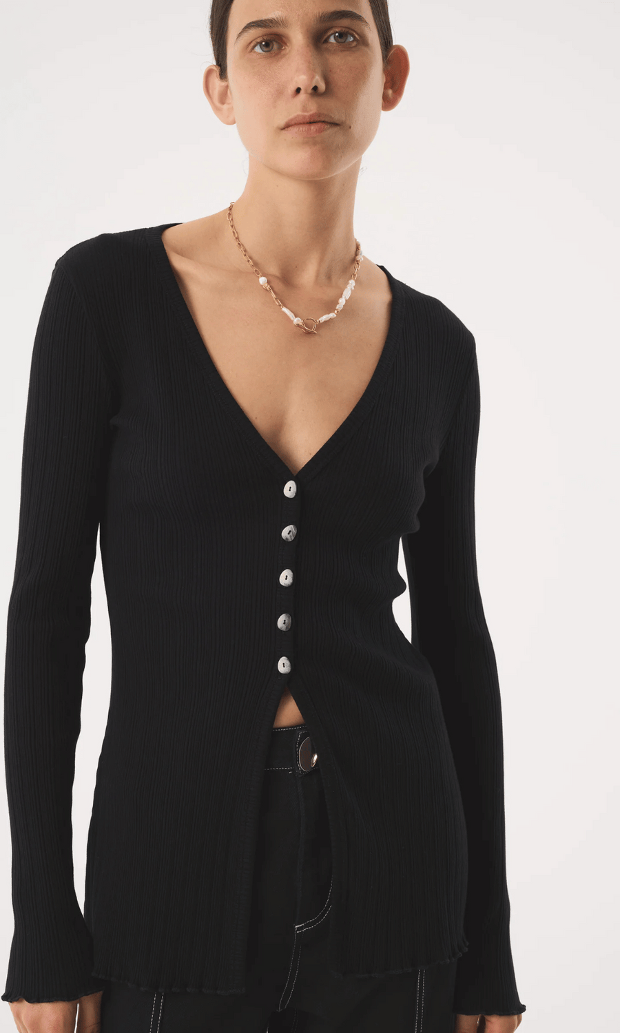 AKYN • Aniela Cardigan • Black