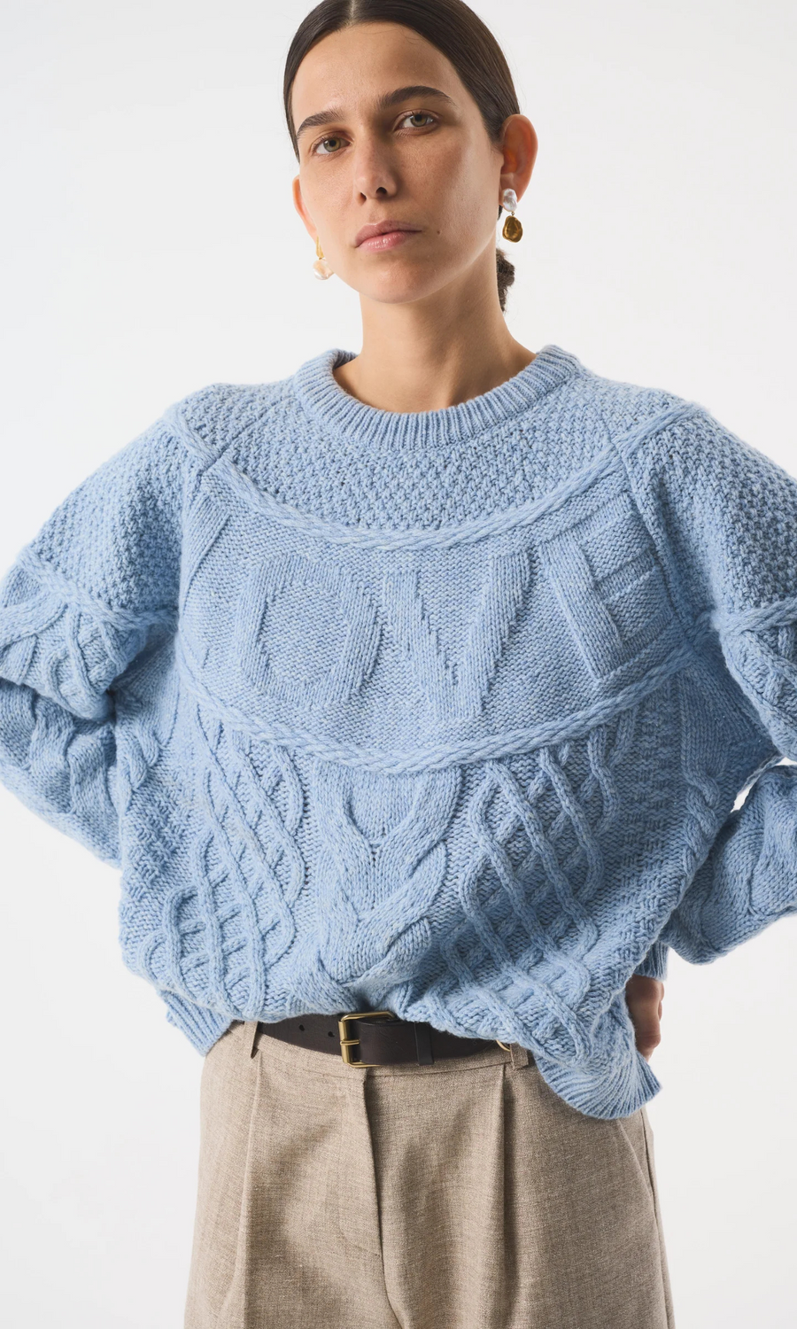 AKYN • Love Jumper • Blue Marl