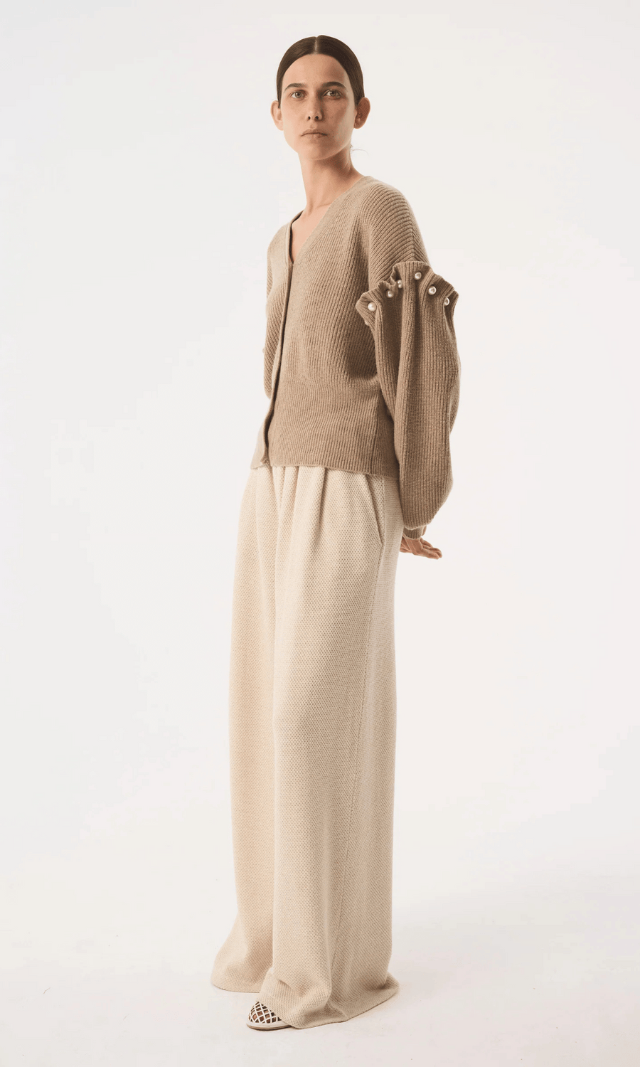 AKYN • Zelia Cardigan • Oatmeal