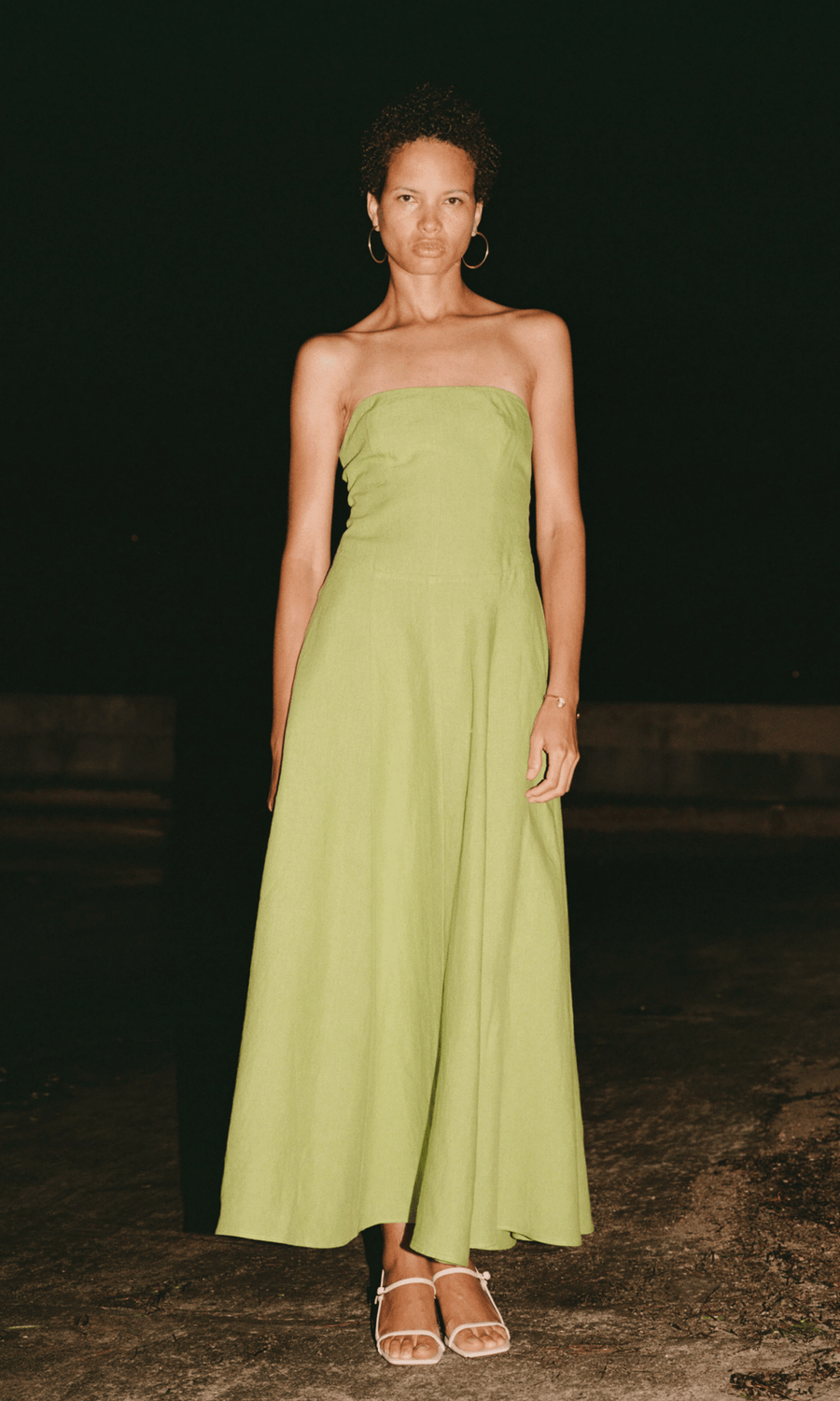 arkitaip • Chiara Bandeau Maxi Dress • Apple Green
