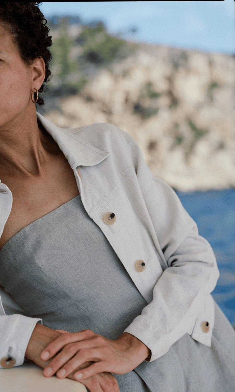 arkitaip • Elba Cropped Jacket • Beige