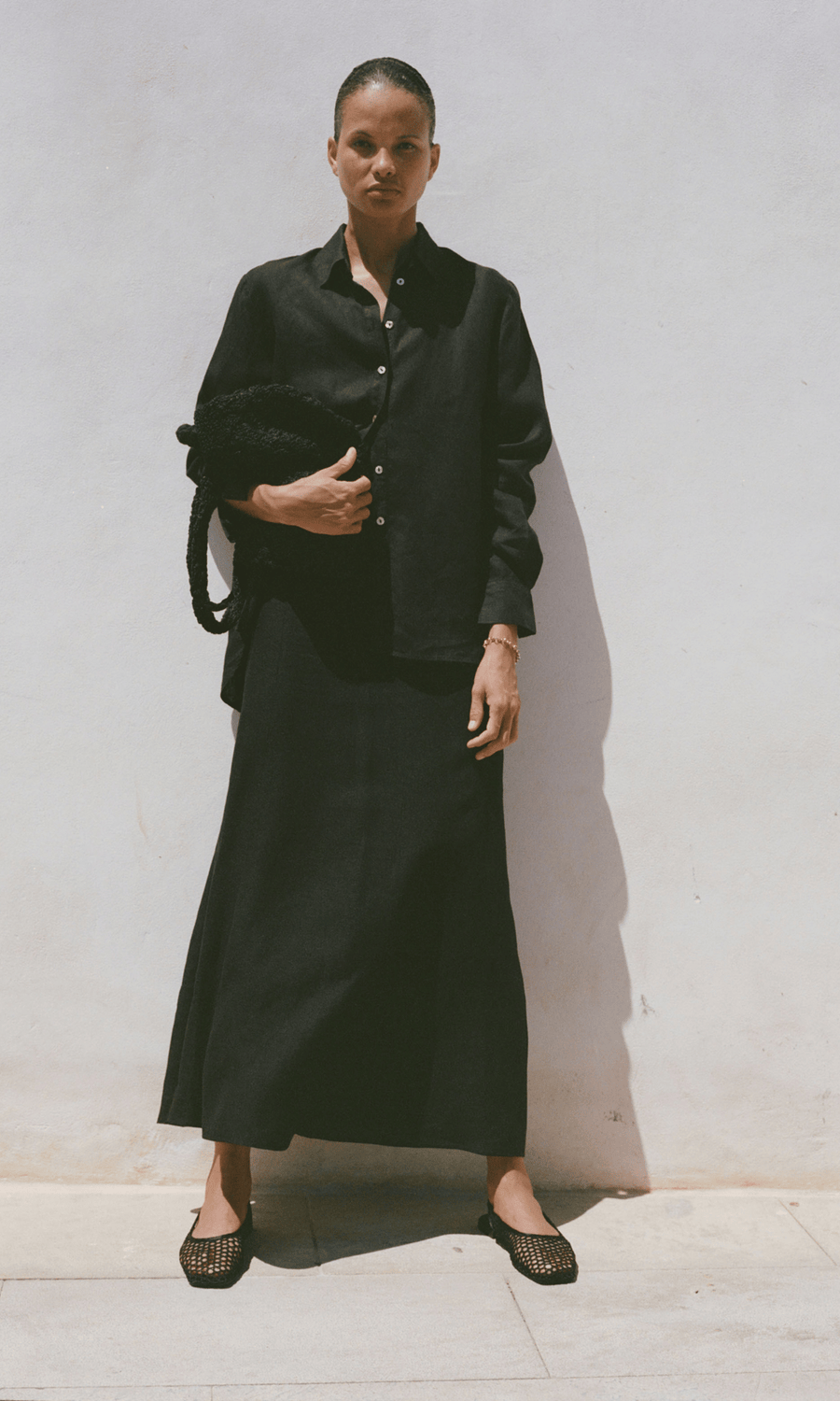 arkitaip • Gina Oversized Shirt • Black