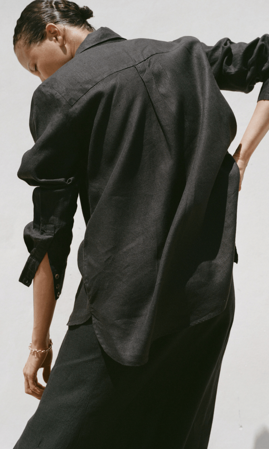 arkitaip • Gina Oversized Shirt • Black