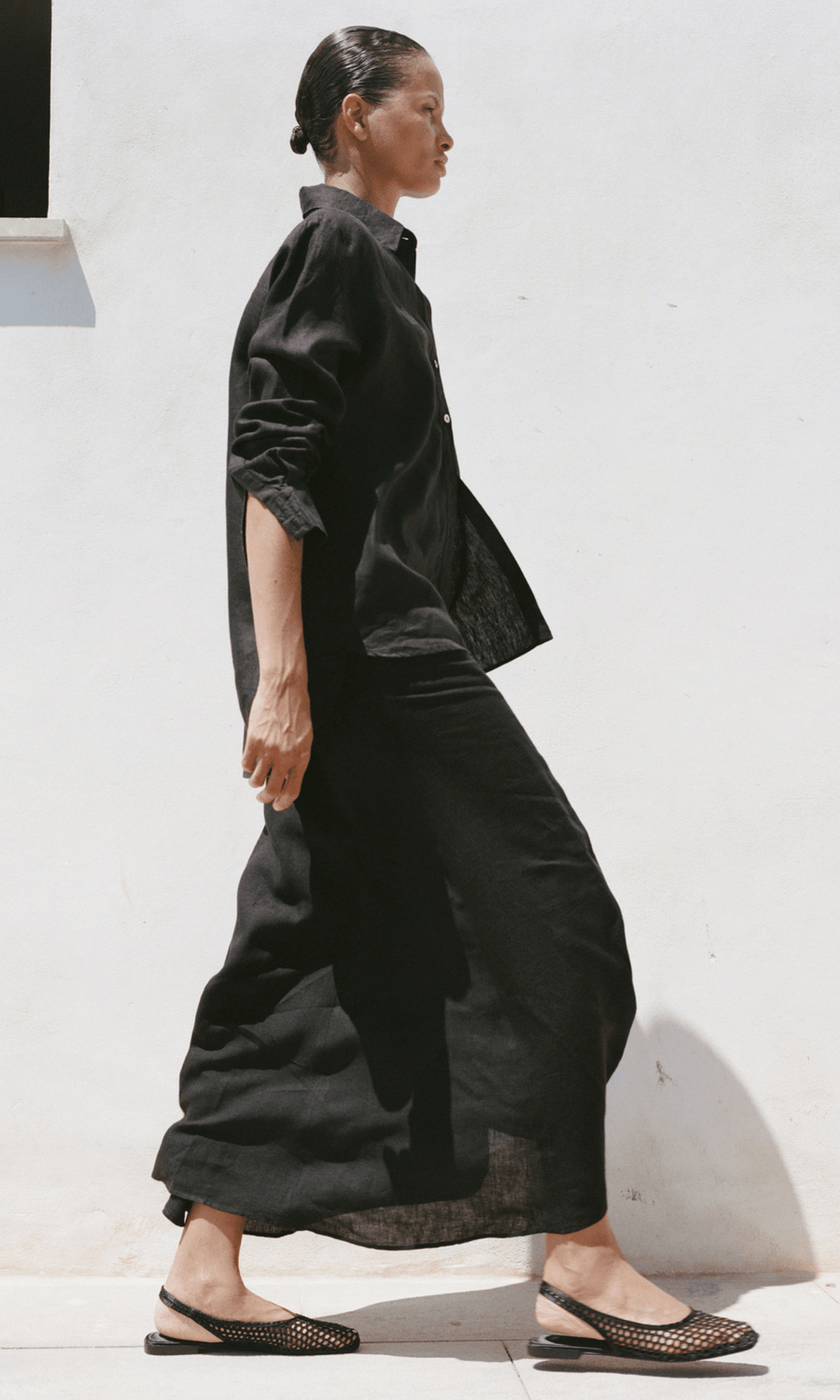 arkitaip • Gina Oversized Shirt • Black