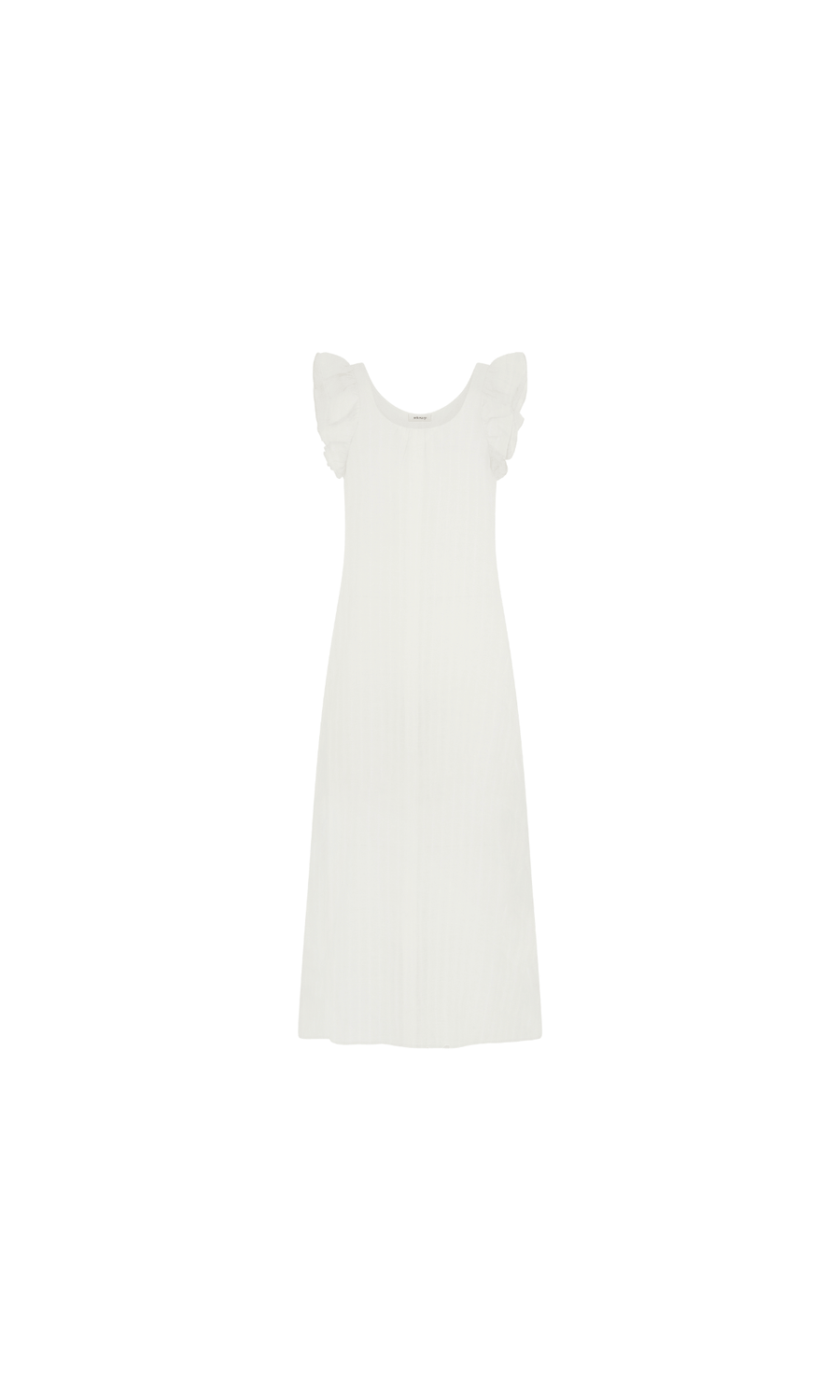 arkitaip • Jane Ruffled Slip Dress • Off-White