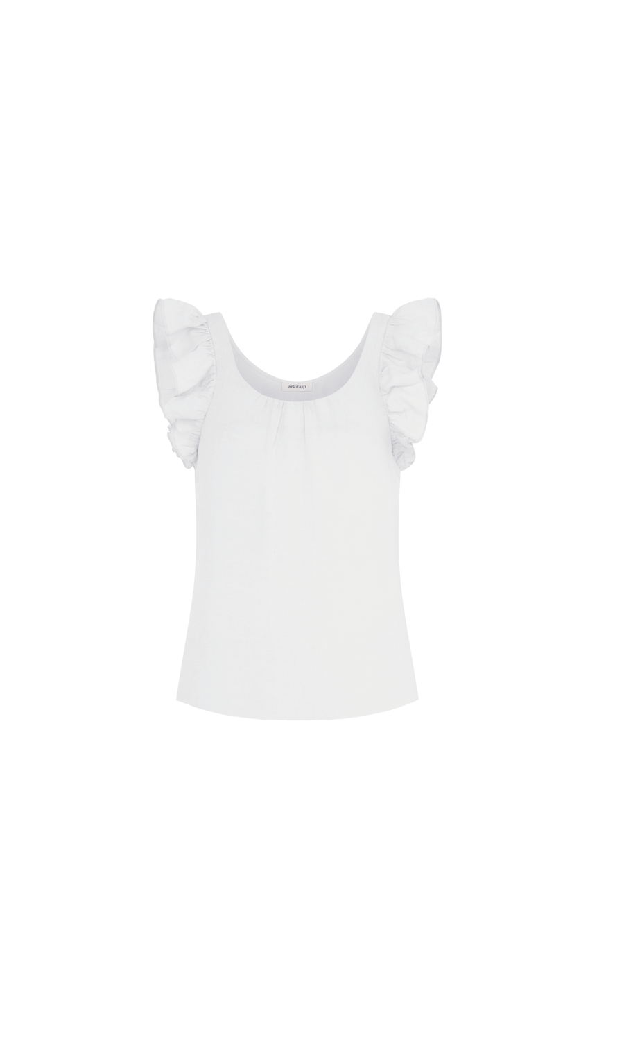 arkitaip • Jeanne Ruffled Blouse • White
