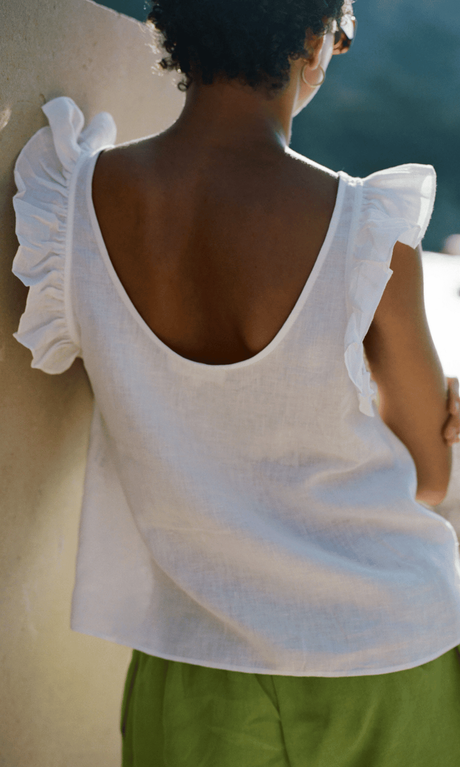 arkitaip • Jeanne Ruffled Blouse • White