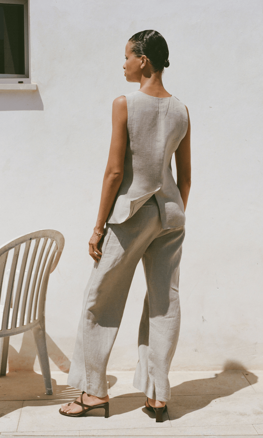 arkitaip • Willow Wide Leg Trousers • Oatmeal