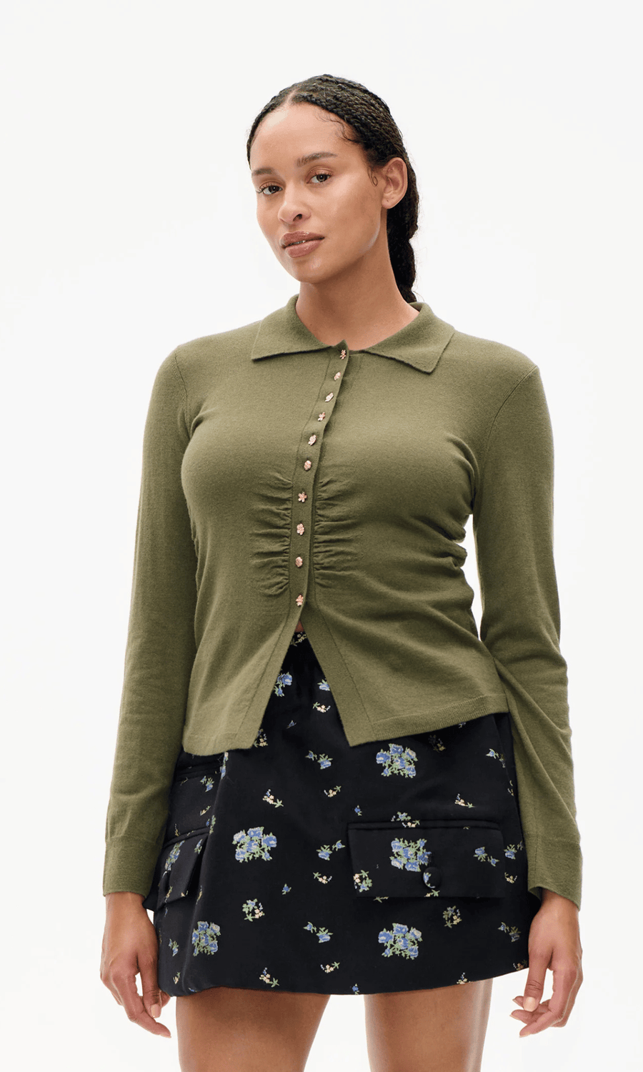 Baum Und Pferdgarten • Camiline Cardigan • Rosin Green