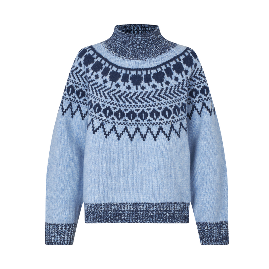 Baum und Pferdgarten • Ciana Sweater • Blue Fair Isle