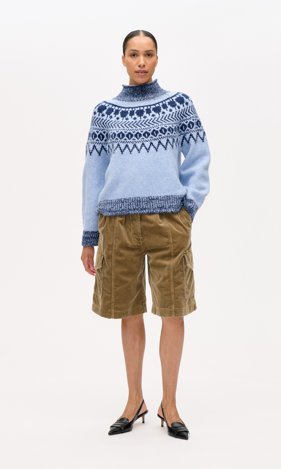 Baum und Pferdgarten • Ciana Sweater • Blue Fair Isle