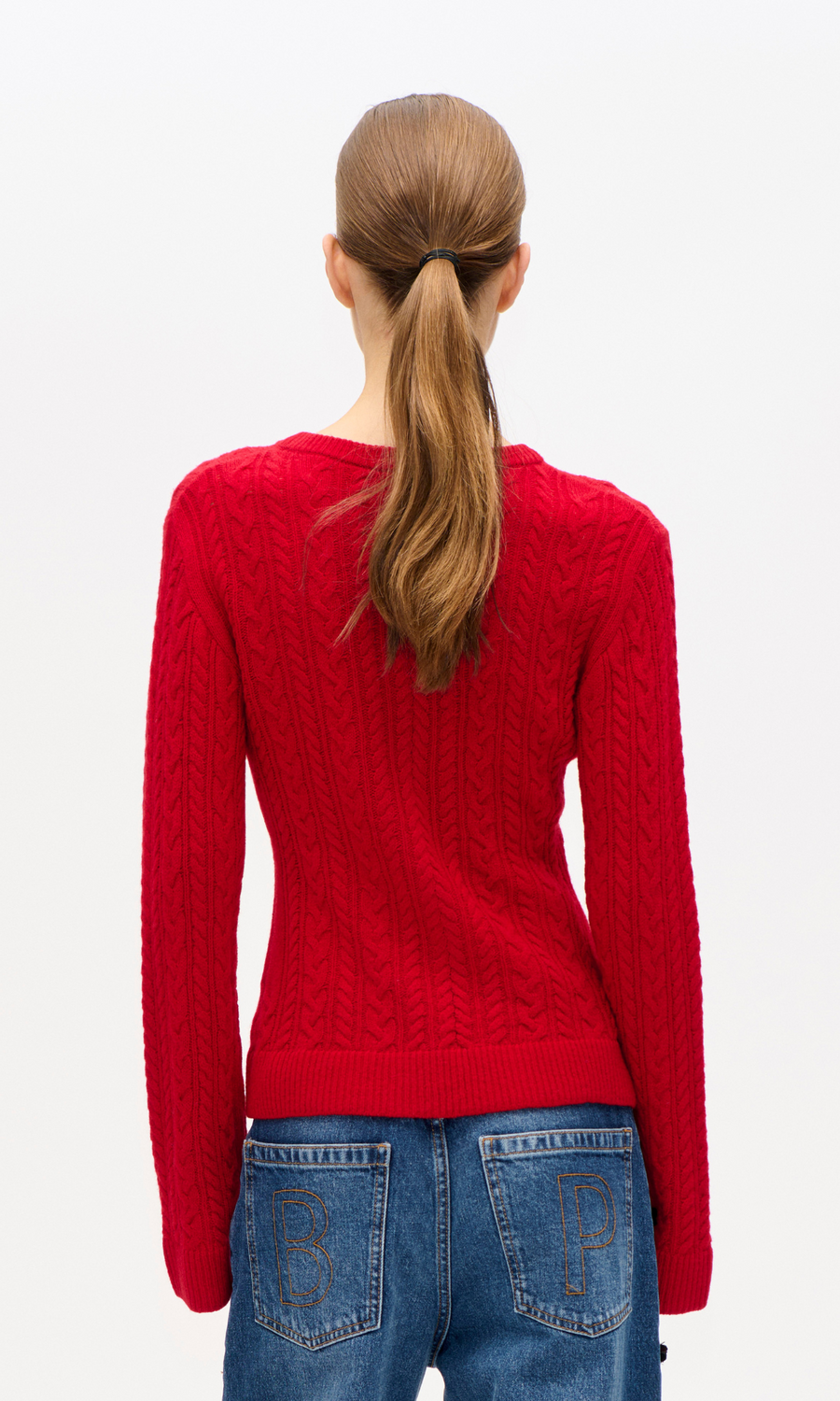 Baum und Pferdgarten • Clarah Cardigan • Crimson Red