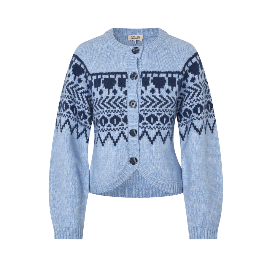 Baum und Pferdgarten • Colin Cardigan • Blue Fair Isle