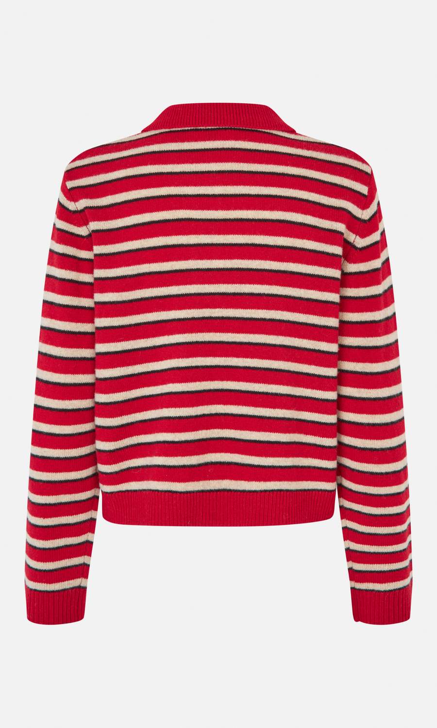 Baum und Pferdgarten • Cori Sweater • Crimson Red Stripe