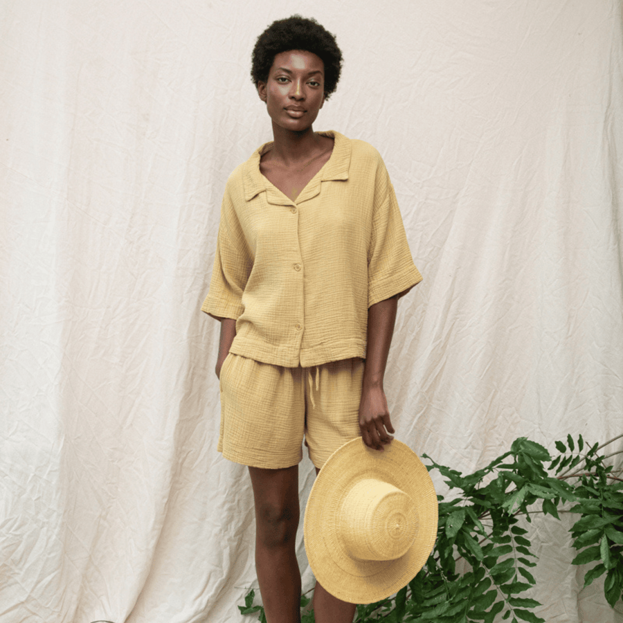 Beaumont Organic • Ameera Shirt • Straw