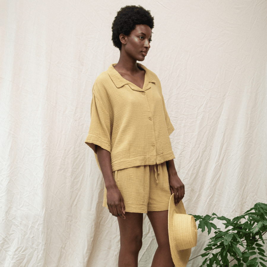 Beaumont Organic • Ameera Shirt • Straw