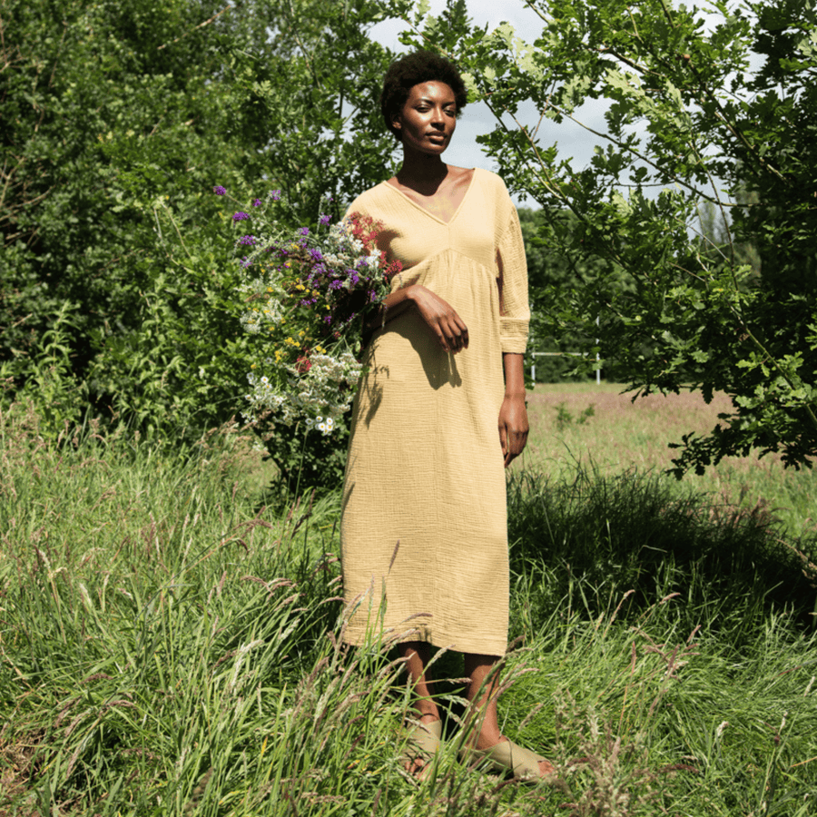 Beaumont Organic • Fauna Dress • Straw