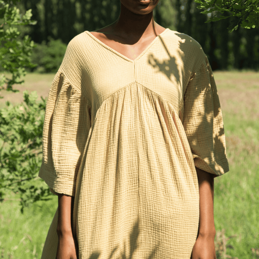 Beaumont Organic • Fauna Dress • Straw