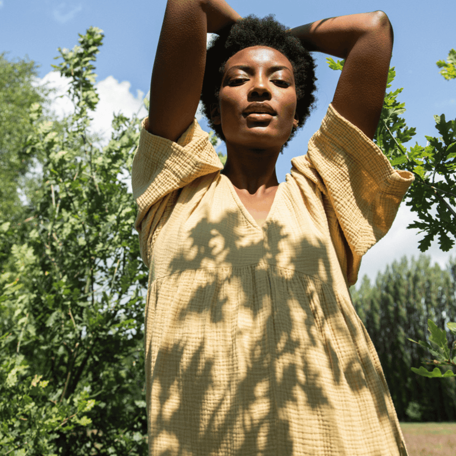 Beaumont Organic • Fauna Dress • Straw