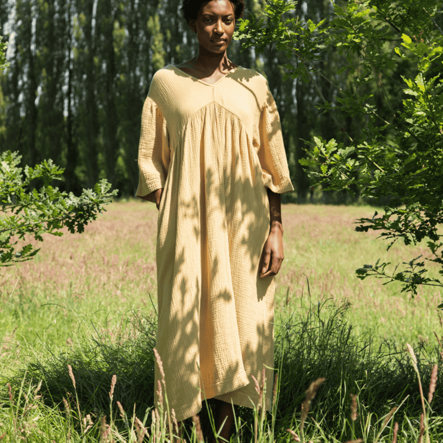Beaumont Organic • Fauna Dress • Straw