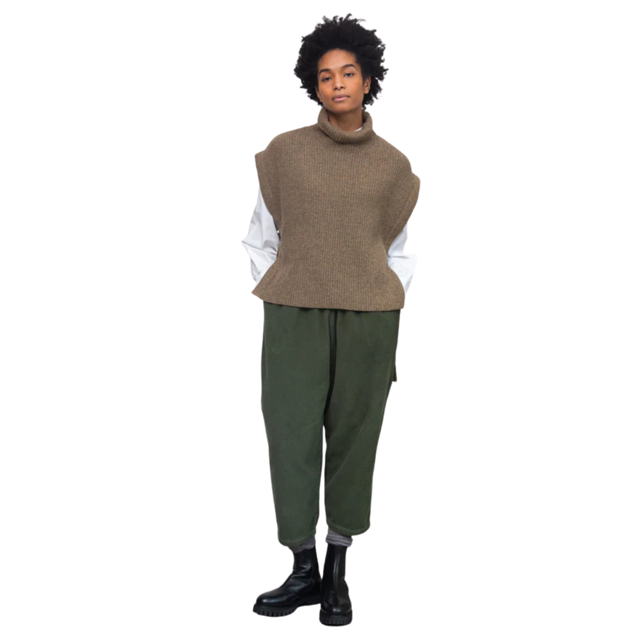 Beaumont Organic • Kanon Knitted Vest • Taupe Marl