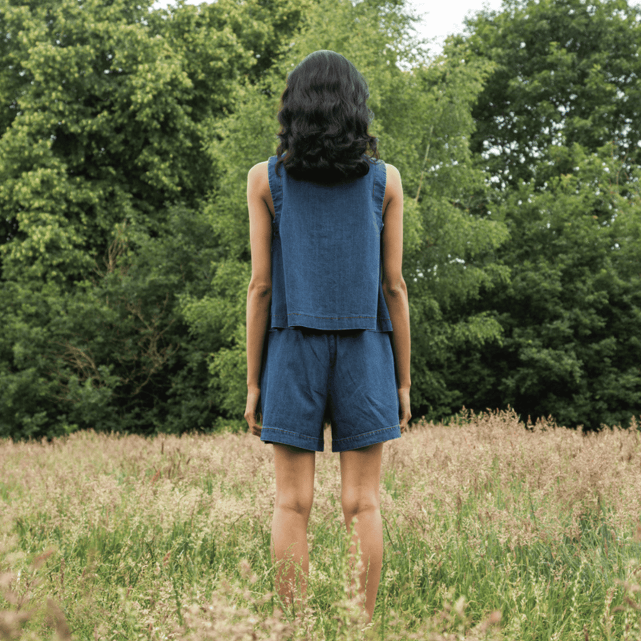 Beaumont Organic • Paola-Leigh Shorts • Mid Blue Denim