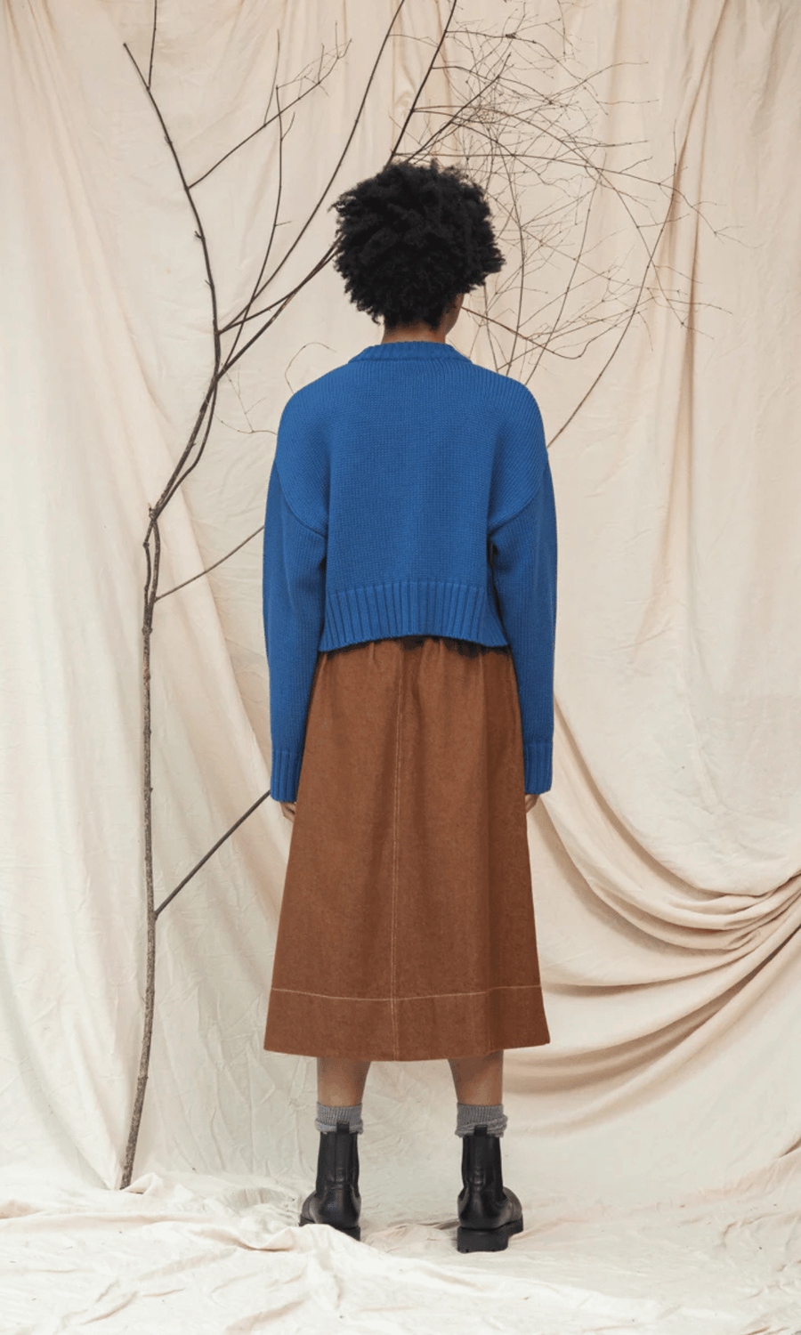 Beaumont Organic • Sugi Knitted Cardigan • Ink Blue