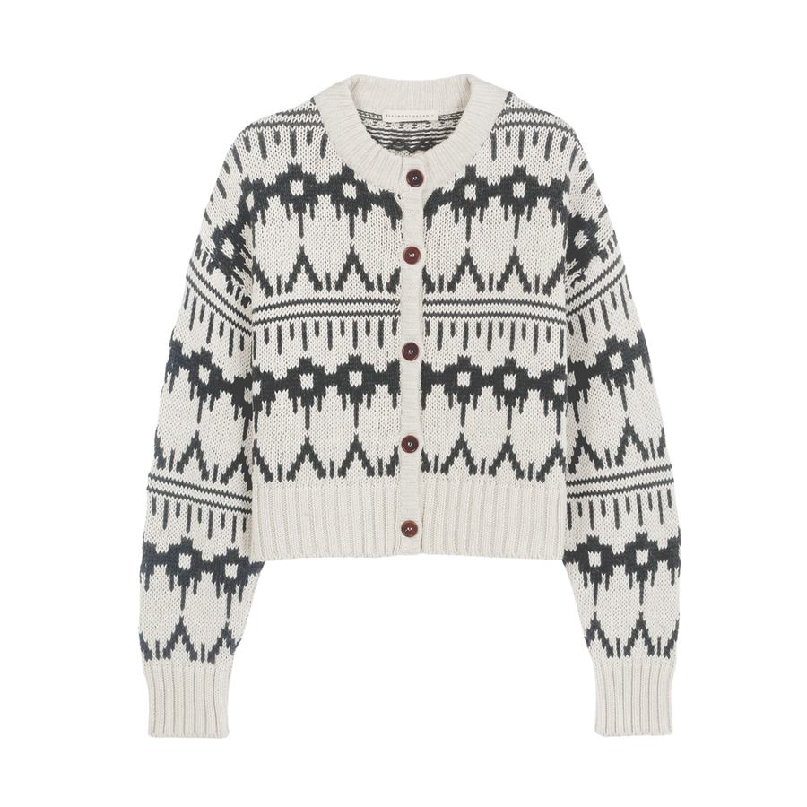 Beaumont Organic • Sugi Sue Knitted Cardigan • Ecru Marl