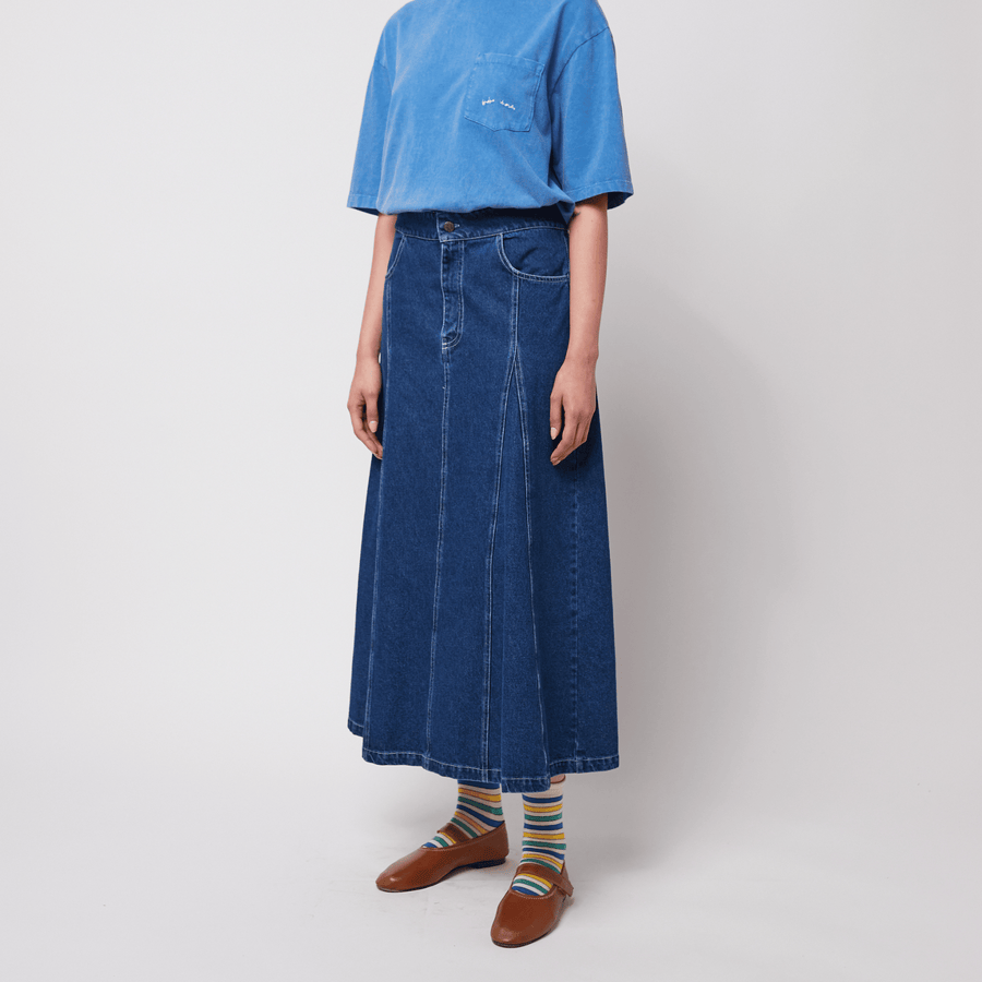 Bobo Choses • Flared Skirt • Blue Denim