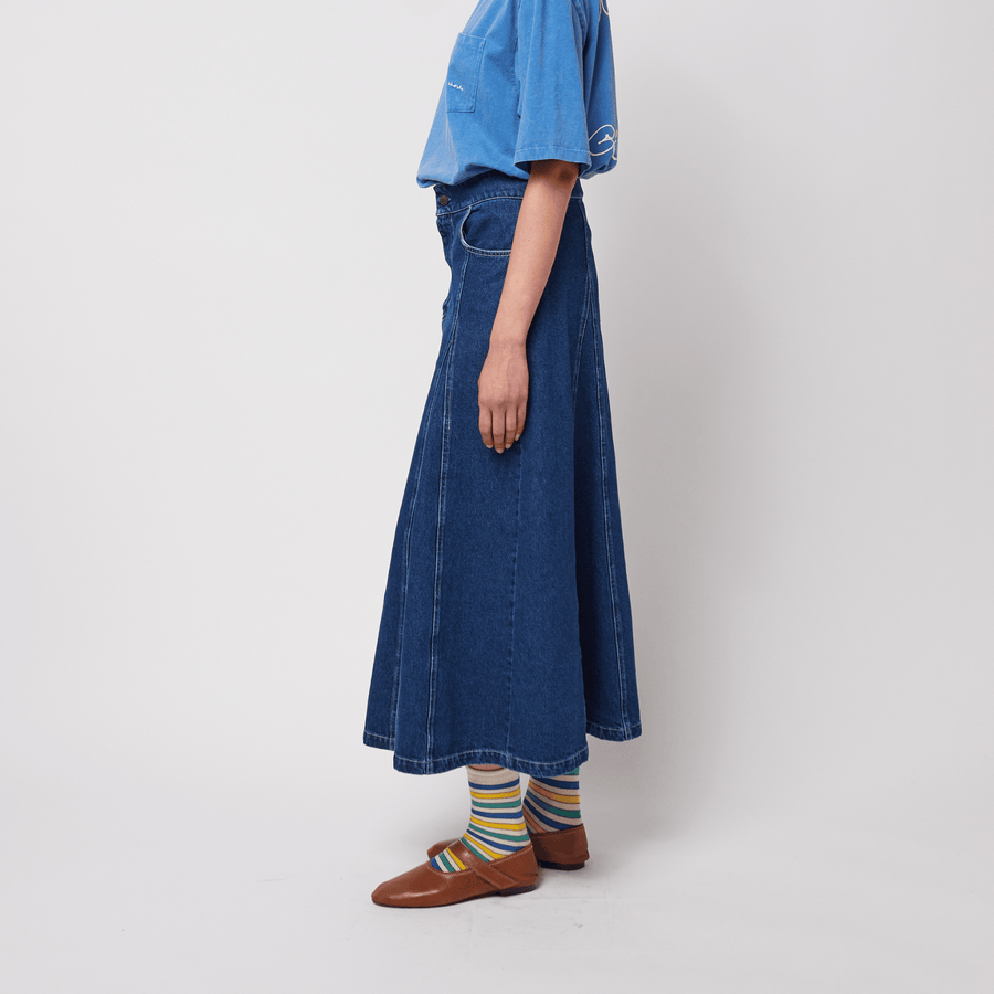 Bobo Choses • Flared Skirt • Blue Denim