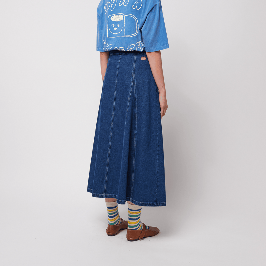 Bobo Choses • Flared Skirt • Blue Denim