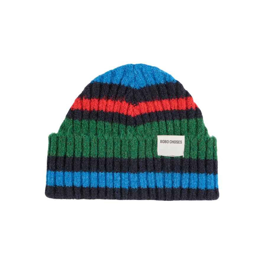 Bobo Choses • Striped Knitted Beanie • Multicolour