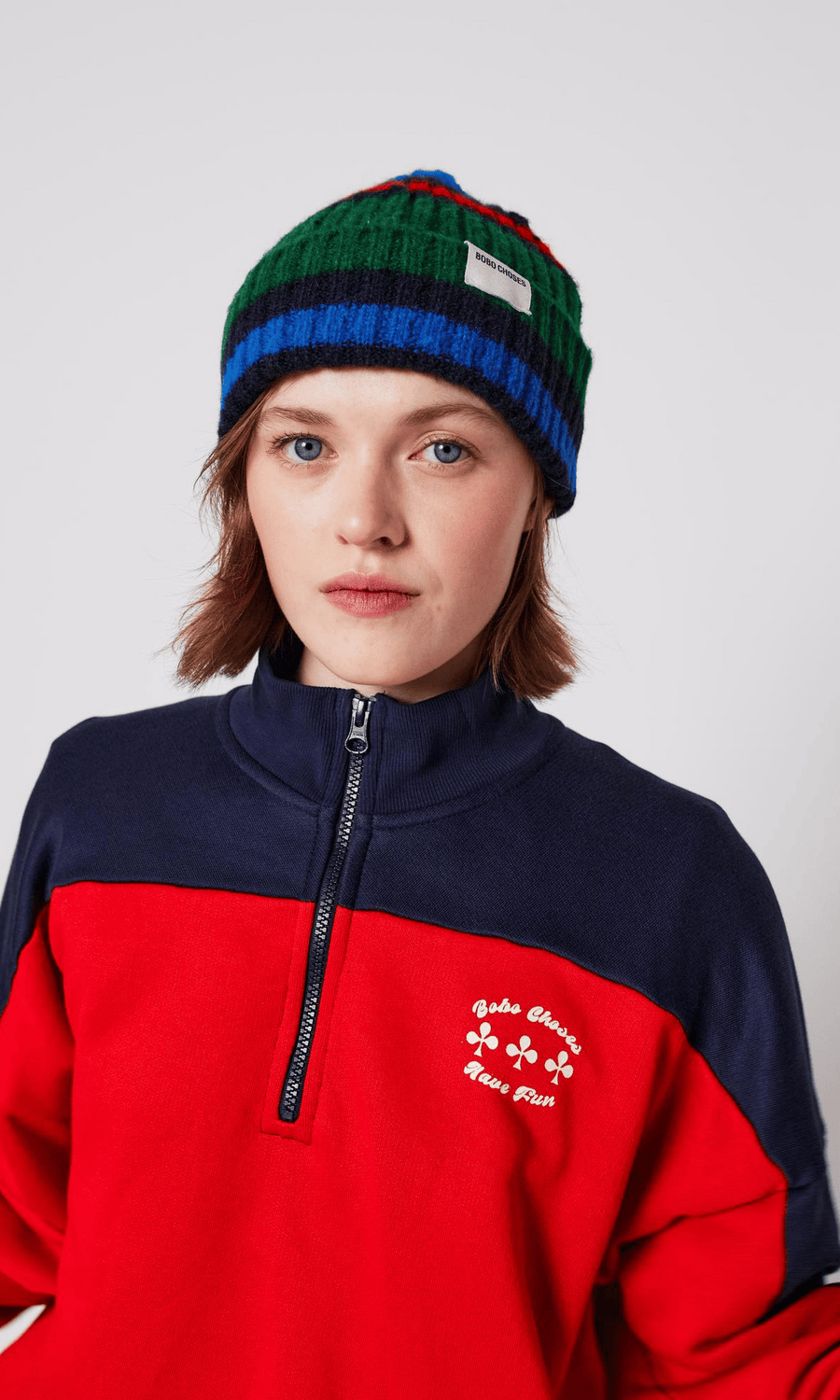 Bobo Choses • Striped Knitted Beanie • Multicolour