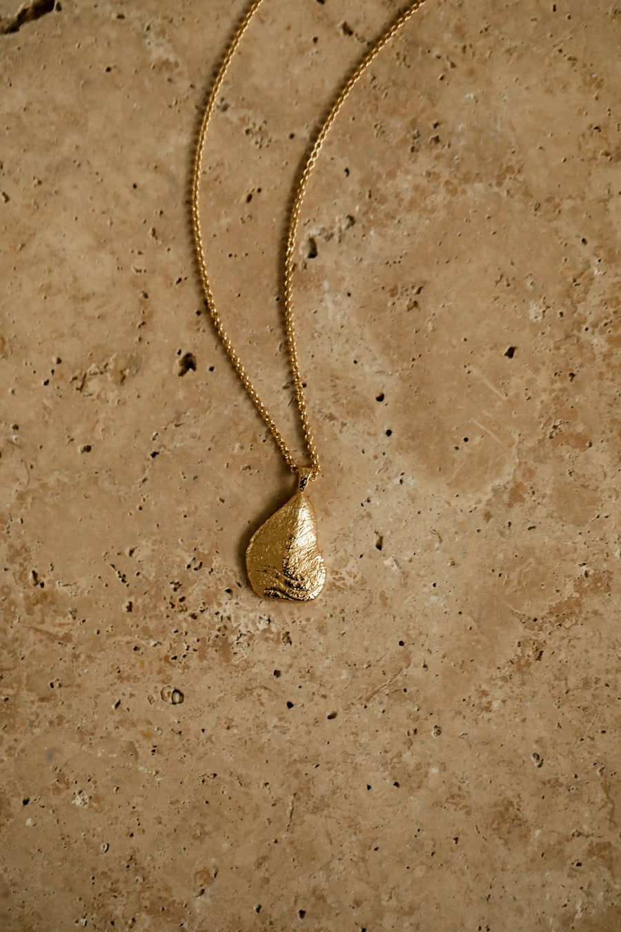 By Glaze • Water Drop Pendant • Gold