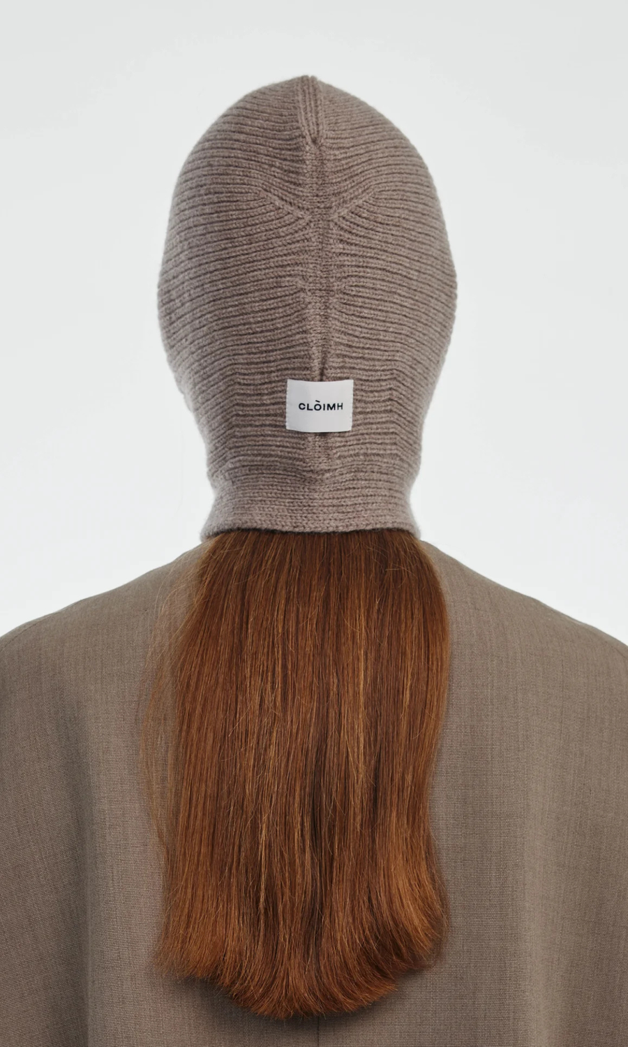 Clòimh • Wool Tied Hood • Mushroom