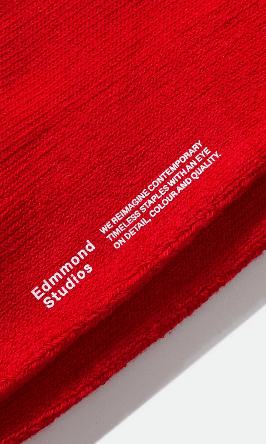 Edmmond Studios • Duck Socks • Red