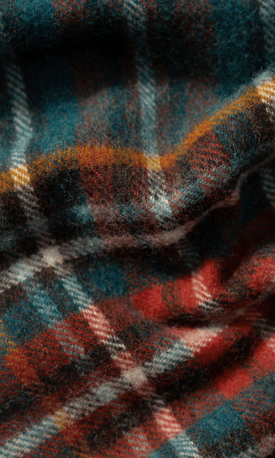 Edmmond Studios • Lambswool Scarf • Steel Check