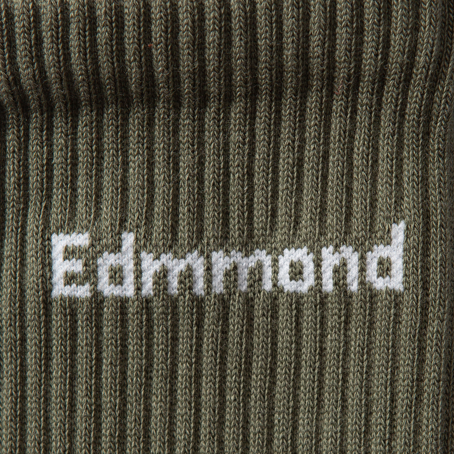 Edmmond Studios • Mini Logo Socks • Khaki