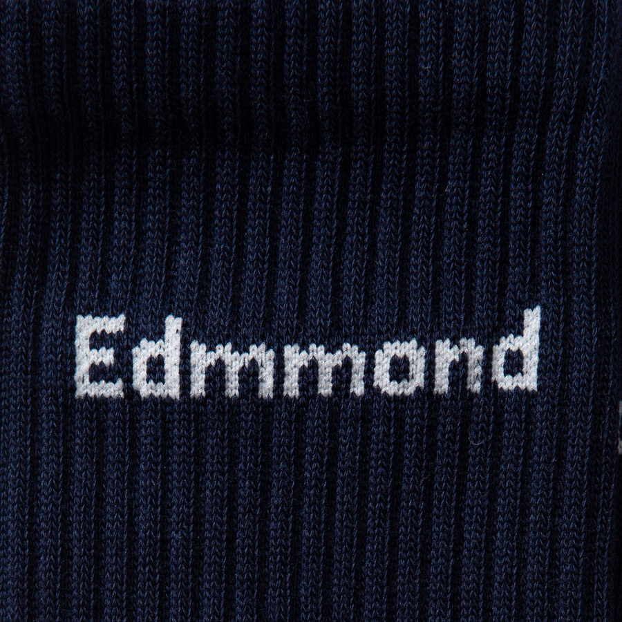 Edmmond Studios • Mini Logo Socks • Navy