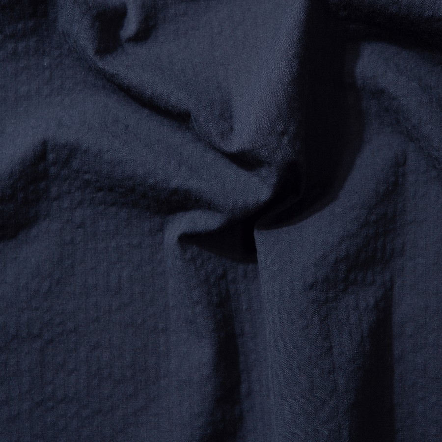 Edmmond Studios • Seersucker Short Sleeve Shirt • Navy