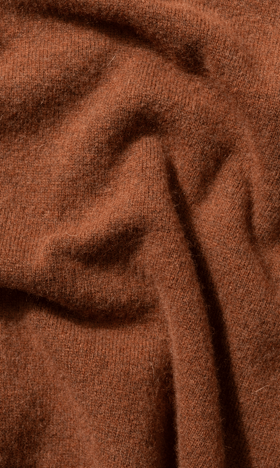 Edmmond Studios • Wool Polo Sweater • Chocolate